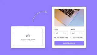 Resize and Compress Images in HTML CSS & JavaScript Free source code