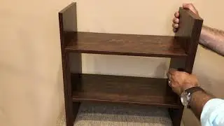 PAG Wood Desktop Bookshelf Assembled Countertop Bookcase Adjustable Literature Display Rack Review