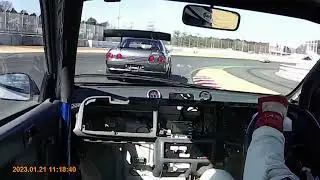 GTRと勝負するTODAYターボの加速！