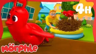 Magic Pet and Dino Soccer Game ⚽ Morphle Dinosaurs  🦕 Cartoons for Kids | Cartoon Compilation