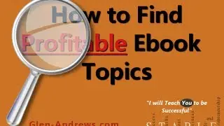 How to Find Profitable Ebook Topics