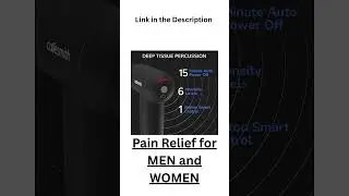 Caresmith Charge Boost Massage Gun | Body Pain Relief for Men and Women | Deep Tissue Massager