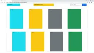 Lecture 12, Building a Simple Page Structure using Bootstrap Grid System-Part1