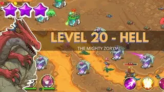 Kingdom War TD: Level 20 HELL / GAMEPLAY  / GUIDE / WALKTHROUGH / Legends Defense