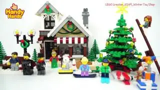 LEGO Creator 10249 Winter Toy Shop Speed Build Review