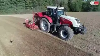 Steyr 6230 CVT + Kverneland  i-drill PRO Farma Vil&iacute;movsk&yacute; CZ