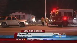 Crews investigate overnight house fire in North Omaha