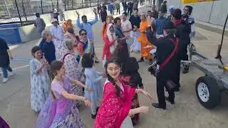 AFL Grand Final Day Harinam @MCG | ISKCON Melbourne | Kirtan Rocks Melbourne CBD