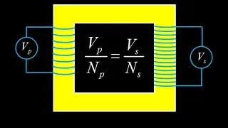 Transformer formula derivation of voltage vs. number of turns in primary vs. secondary coils.