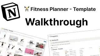 Notion Fitness Planner