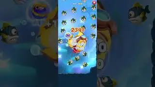 Aquarium crush l Hungry Fish mini game l #fishdomminigamesads