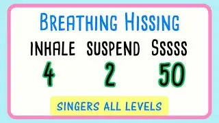 😮&zwj;💨Breathing Hissing Exercise for Singers - 50 Seconds