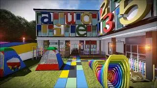 Video 3D Animasi EXIST DESIGN #1 Design Exterior Paud Universitas Jambi #UNJA