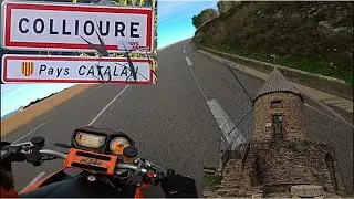 Balade moto au Moulin de Collioure (66), en ktm 990 superduke.