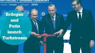 Erdogan and Putin launch Turkstream gas project in Istanbul