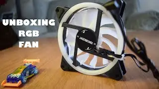 Unboxing COOSEON Computer Fan, CPU, Radiator, RGB Fan, Cooling, Silent Cooling, 120mm Remote Control