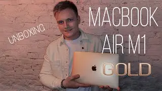 Распаковка Macbook Air 2020 Gold (Золотой)