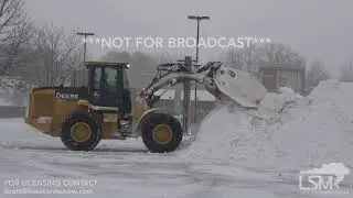 1-22-2018 Spencer, Iowa - Cars Stuck in Blizzard