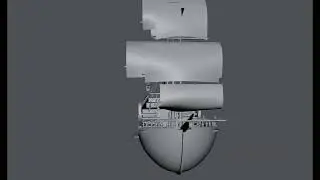 Detailed Sailing Ship &ndash; 3D Model (Multi-Deck Structure + Full Rigging)