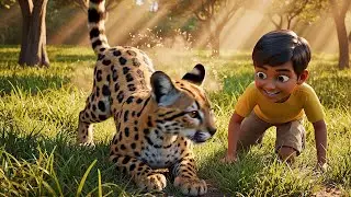 Five Little Servals Prowl Prowl Prowl | Nursery Rhymes for Kids & Baby Songs