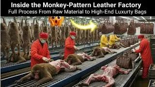 За кулисами кожевенной фабрики Monkey-Pattern Leather Factory: полный цикл производства от сырья ...