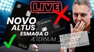 💳LIVE: MUDAN&Ccedil;A NO ALTUS VISA INFINITE AGORA COM AT&Eacute; 5 PONTOS E IOF ZERO! COMO FICA AETERNUM AGORA?