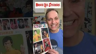 Bruce Lee RARE Sticker Set 1977! #shorts #brucelee #stickers #collectibles