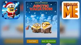 Despicable Me Minion Rush ARCTIC VACATION - gameplay walkthrough - NEW YEARS EVE  iOs & android