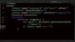 How to toggle Password Visiblity | Codes Never Die