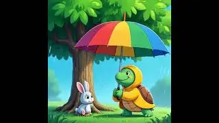 The Rainbow Umbrella #moral stories # bedtime stories #cartoons #English stories #animatedkidsstory