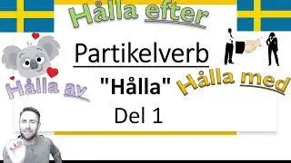 Partikelverb - Hålla 1