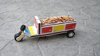 How to make Matchbox Tuk-Tuk at home / DIY Electric Rickshaw Loader