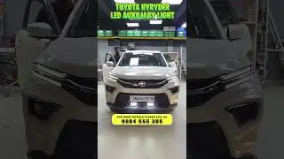 Toyota Hyryder LED Auxiliary Light | Car LED Lights | Car Sense Chennai | Car Accessories #shorts