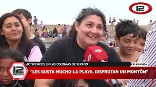 RAWSON | ACTIVIDAES EN LAS COLONIAS DE VACACIONES EN PLAYA UNIÓN
