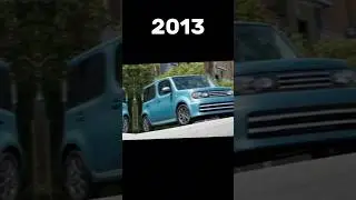 Evolution of Nissan Cube {2007~2023} in Just 25 sec #shorts #evolution #mgctube#nissan