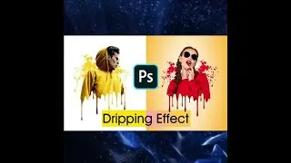 dripping effect _ splatter effect _ photoshop editing tutorial Photoshop class 1 #photoshop