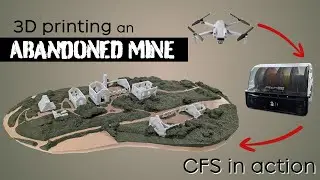 Drone Survey & 3D Print of an Abandoned Mine &ndash; Multicolor Print with Creality CFS