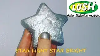 Star Light Star Bright bath melt by LUSH Cosmetics demo and review