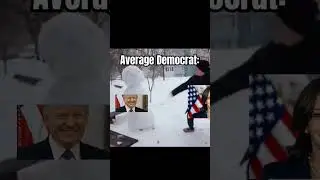 Average Democrat #funnyimages #memes #election #2024 #trump #harris
