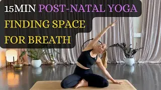 15-Min Seated Postnatal Yoga | Chest & Upper Back Release + Side Body Stretch