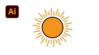 Create sun with burst adobe illustrator tutorial