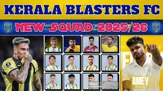 🟡KERALA BLASTERS FC ALL PLAYERS FULL AND FINAL SQUAD 2025/26 ✅ #keralablasters #indiansuperleague