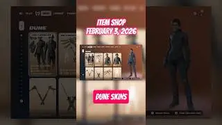 Giveaway Winner 🎉 + Dune skins return ⏳ | Fortnite Item Shop Today (February 3, 2026)