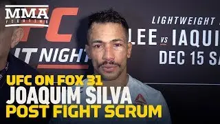 UFC on FOX 31: Joaquim Silva Says He Put Jared Gordon to Sleep in First Before Third-Round Finish