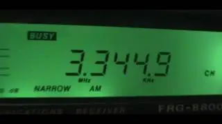 Channel Africa 3.345 kHz (Tropical band 90 meters) Meyerton | South Africa