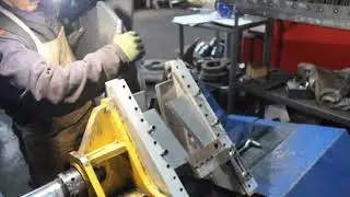 Гибка витка шнека толщиной 20 мм. Сталь 09г2с. Large Diameter Flight Forming