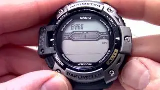 Часы Casio Outgear SGW-300HD-1A [SGW-300HD-1AER] - Инструкция, как настроить от PresidentWatches.Ru