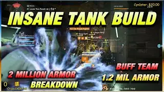 BEST TANK BUILD! 2 MILLION ARMOR, BUFF SQUAD for 1.2 MIL ARMOR | The Division 2