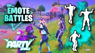 Emote Battles in Stacked Party Royale Lobbies (Rare Emotes)