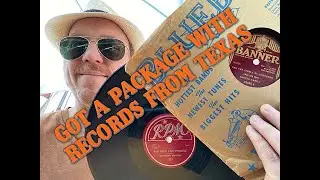 A package of 45 & 78 RPM records just arrived